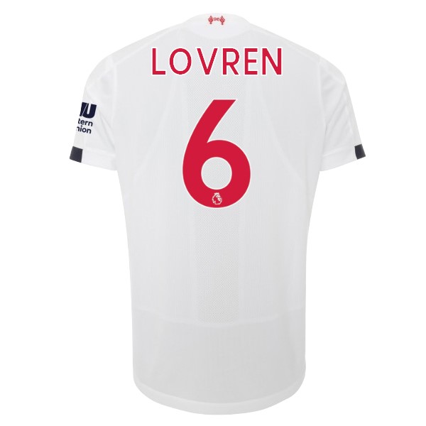 Camiseta Liverpool NO.6 Lovren 2ª 2019/20 Blanco